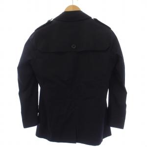 BLACK LABEL CRESTBRIDGE トレンチコート ショート丈 チェック柄ライナー付き M 黒 ブラック 51F08-407-09