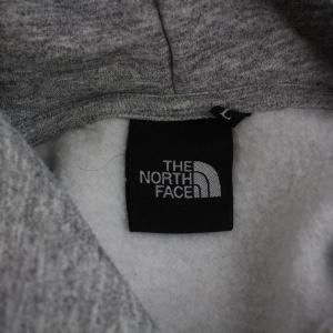 THE NORTH FACE SquareLogoHoodie パーカー スウェット トレーナー プルオーバー 長袖 ロゴ 裏起毛 L グレー NT62235