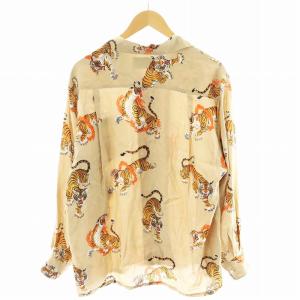 WACKO MARIA ×TIM LEHI 22AW HAWAIIAN SHIRT L/S TYPE-5 S ベージュ