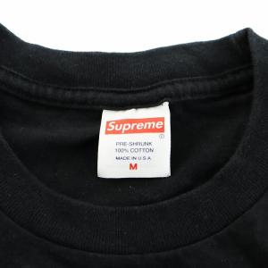 Supreme 23FW Banner Tee M ブラック
