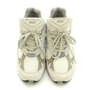 New Balance M991FLB スニーカー USA9.5 アイボリー
