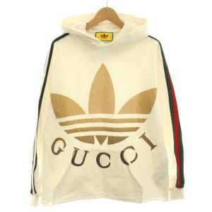 ×adidas Originals パーカー プルオーバー シェリーライン S ホワイト