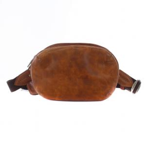 ショルダーバッグ レザー 茶 ブラウン /BM