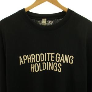 WACKO MARIA BUDSPOOL 舐達磨 Tシャツ カットソー 刺繍 長袖 クルーネック M 黒 ブラック