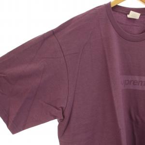 Supreme 23SS TONAL BOX LOGO TEE USA製 XL 紫