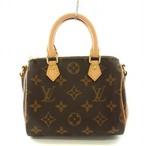 LOUIS VUITTON ナノ スピーディ モノグラム ショルダーバッグ 2WAY M81085
