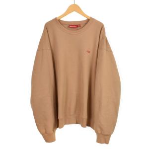small box logo スウェット プルオーバー XL ベージュ
