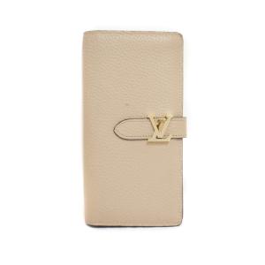 トリヨン LVヴェルティカル ウォレット ベージュ M81367