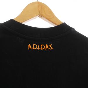 adidas Originals STMT T SHIRT KORN STMT Tシャツ コーン カットソー クルーネック 半袖 ロゴプリント XS ブラック