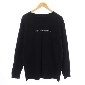 Yohji Yamamoto NEWERA YY Inc. LOGO ALLBRAND PRINT Long Sleeve T Tシャツ ロンT 5 黒