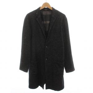 チェスターコート ジャケット 2B ミドル丈 アウター LL グレー 黒 /YM