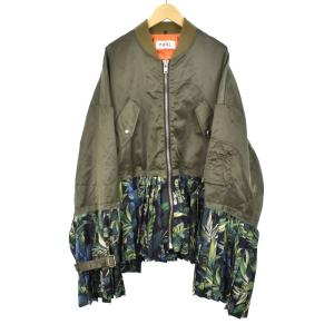 24SS PLEATED MA-1 JACKT 44 カーキ KL794