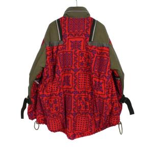 sacai 18AW Reyn Spooner コーデュロイ切替 中綿 ジャケット 2 カーキ