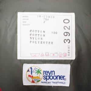 sacai 18AW Reyn Spooner コーデュロイ切替 中綿 ジャケット 2 カーキ