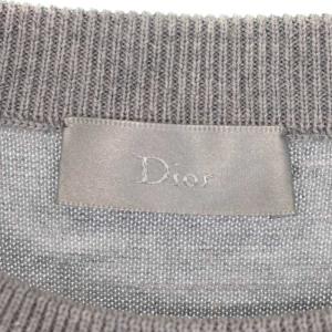 Dior 18SS ATELIER ロゴ ニット セーター S グレー 863M676IT674