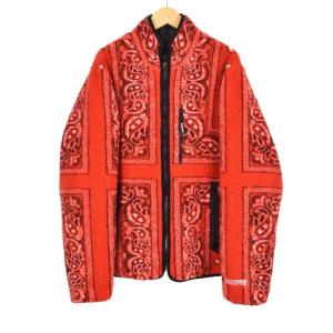 19FW REVERSIBLE BANDANA FLEECE JACKET