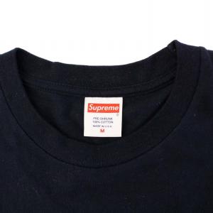 Supreme BOX LOGO L/S TEE NYV M ネイビー
