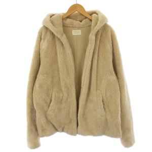 FOURTH COLLECTION シェルパフーディ ボアパーカー ベージュ