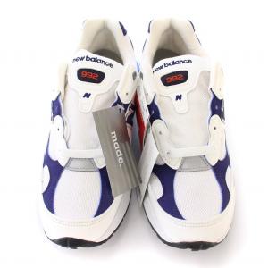 New Balance M992EC スニーカー USA製 US9.5 ホワイト ネイビー