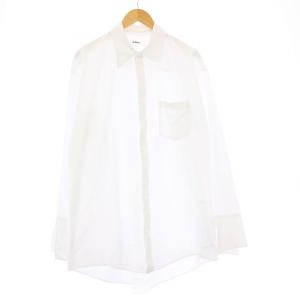 Broad over shirt ブロードオーバーシャツ 長袖 ホワイト SN-B03-001 /KH