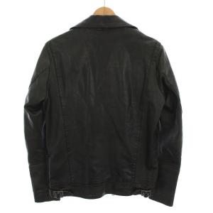 TOMORROWLAND ブルーワーク BRUE WORK ライダースジャケット ラムレザー 羊革 ジップアップ アウター XS