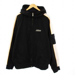 PALACE 22AW LOWERCASE HOODED COTTON JACKET BLACK / WHITE ローワーケース