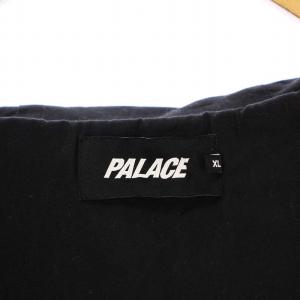 PALACE 22AW LOWERCASE HOODED COTTON JACKET BLACK / WHITE ローワーケース