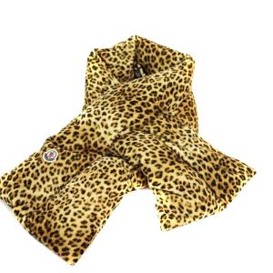 19AW SCIARPA シャルパ マフラー ダウン レオパード ブラウン E20930010705