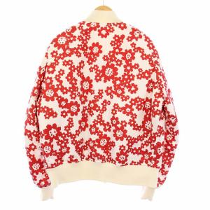 SOPHNET. FLOWER PRINT MA-1 XL レッド ホワイト SOPH-192000