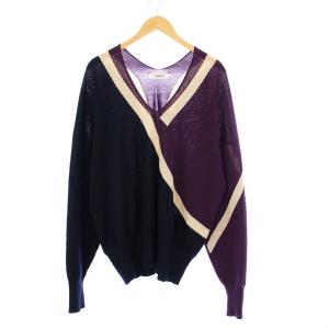 19AW NOT SCHOOL KNIT ノットスクールニット セーター 長袖 M マルチカラー SK-K01-810