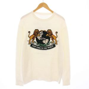 To The World Cable Crewneck ケーブル クルーネックニット セーター 長袖 ホワイト