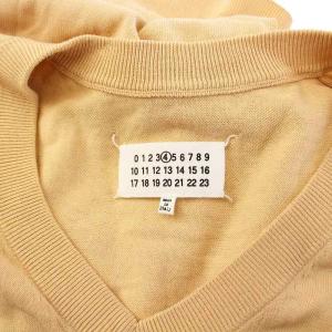 Maison Margiela ニットベスト プルオーバー Vネック M ベージュ S31HA0572 /KH AA