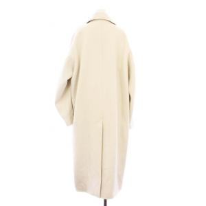 MAISON SPECIAL S140メルトンステンカラーコート アウター ロング F ホワイト 11232161203 /KH AA