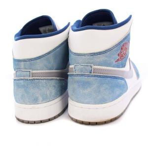 NIKE Air Jordan 1 Mid SE White/Hyper Royal/Red