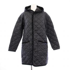 キルティングコート 中綿 アウター ミドル フーディ 36 ブラック SLJ9106 G95 /KH