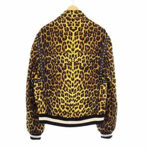 SAINT LAURENT PARIS 16SS Teddy Leopard Print Jacket 42