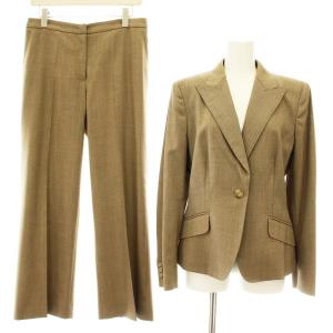 1630014 スーツ セットアップ 上下 テーラードジャケット パンツ ジップフライ ウール 42 44
