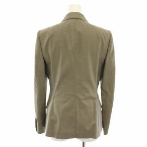 Calvin Klein スーツ セットアップ 上下 テーラードジャケット シングル 6 パンツ スラックス 8 絹 シルク混 ベージュ