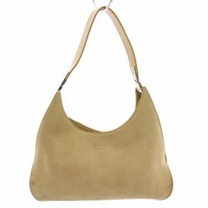 ワンショルダーバッグ スエード ベージュ 001-3767 001274