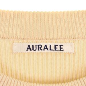 AURALEE 22SS SUPER HARD TWIST RIB KNIT スーパーハード ツイスト リブ ニット セーター