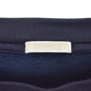 COMOLI 18AW スウェット トレーナー ナイロン コットン 裏毛 3 紺 ネイビーN03-05004
