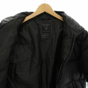 GUESS ダウンジャケット アウター S 黒 ブラック MZ4W2134JP /YT AA