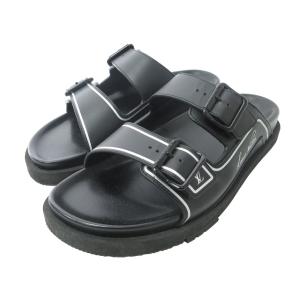 23SS トレイナー ライン ミュール コンフォートサンダル 8 ブラック