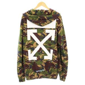 Diagonal Camouflage Cotton Hoodie カモフラフーディ ジップアップパーカー