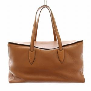 トートバッグ ハンドバッグ レザー バッグインバッグ 茶 ブラウン /YT AA