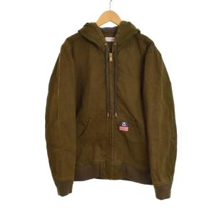 FUNKY FRESH GEAR DUCK WORK JACKET パーカー ジップアップ L カーキ