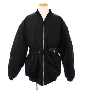 22AW Re Nylon ベルテッド ボンバージャケット XS ブラック SGX093