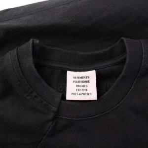 VETEMENTS 18SS Cut Up Long Sleeve Tシャツ
