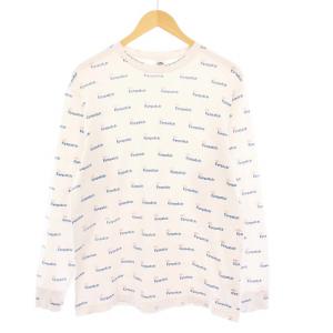 Housewrap L/S Tee Tシャツ ロンT カットソー 長袖 ロゴ M ホワイト /KH AA