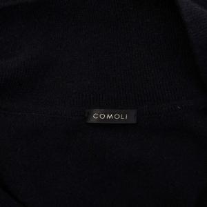COMOLI 23AW カシミヤ スキッパーニット ネイビー Y03-06006